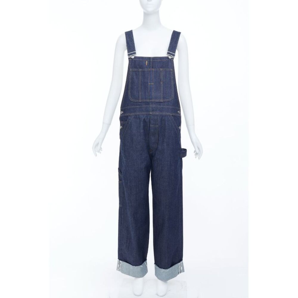 Christian Dior Oblique Raw Denim Overalls